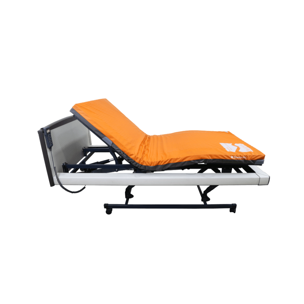 เตียงผู้ป่วยไฟฟ้า PARAMOUNT BED รุ่น Intime 1000 สีขาว พร้อมที่นอน รุ่น STRETCH FIT_3